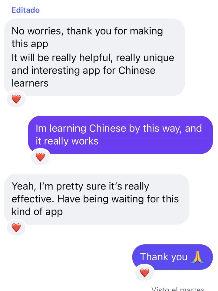 A person thanks Ilya for making the app and says they have been waiting for this kind of app.